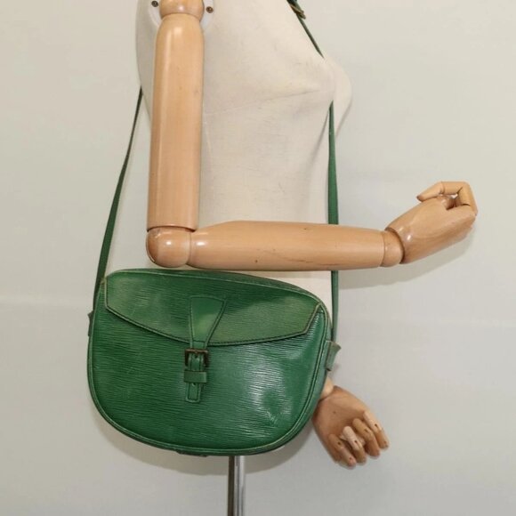 LOUIS VUITTON Epi Jeune Fille MM Shoulder Bag Green - Picture 14 of 16